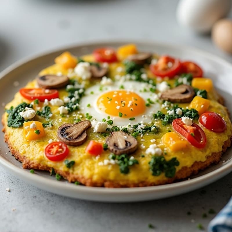 Fluffy Egg and Vegetable Frittata