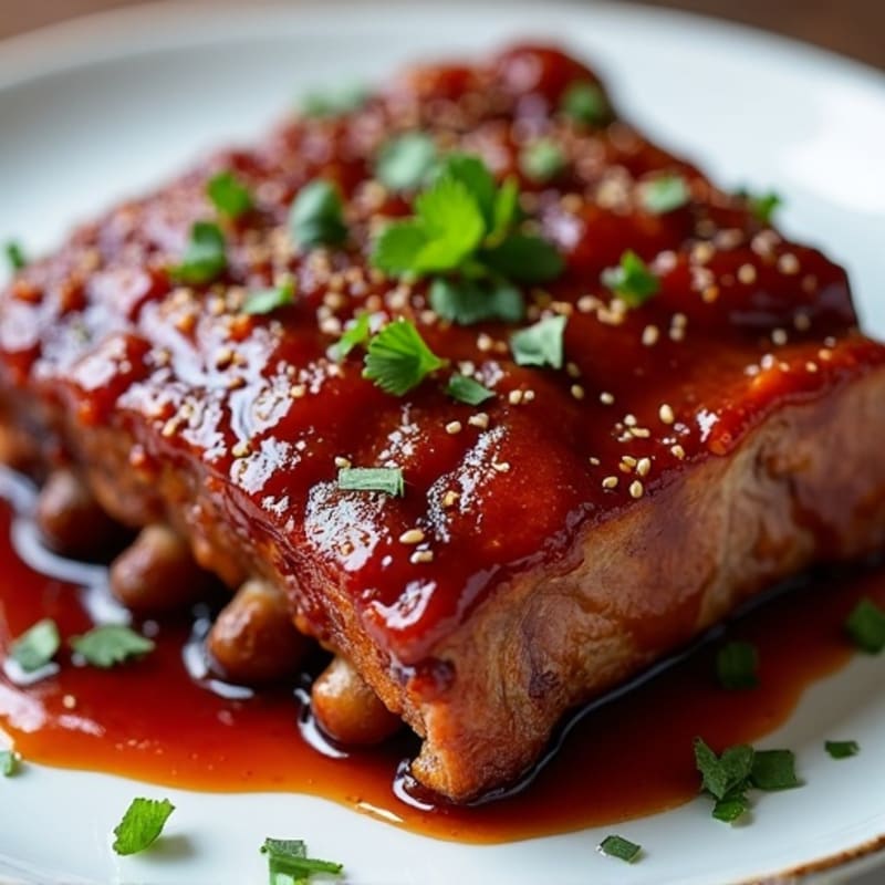 Slow-Cooked Sticky BBQ Pork Ribs
