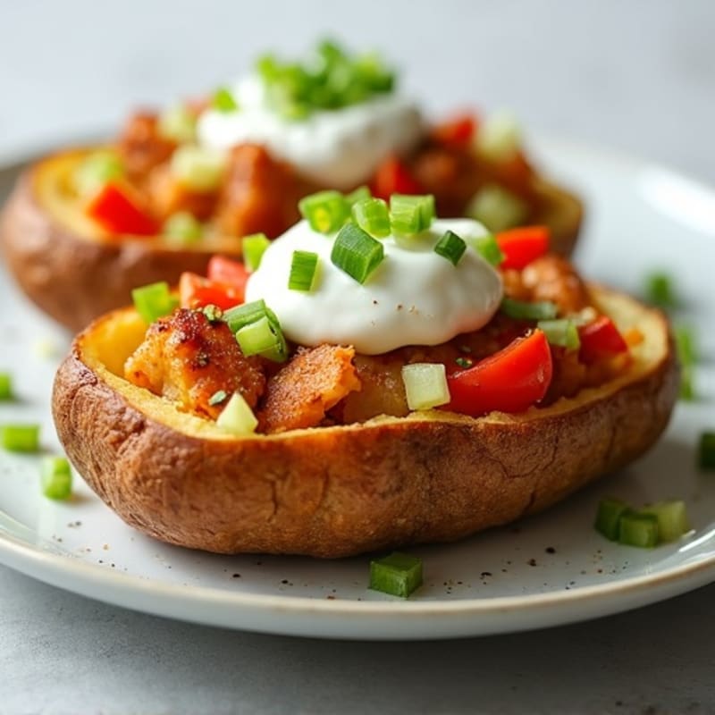 Protein-Packed Crispy Potato Boats