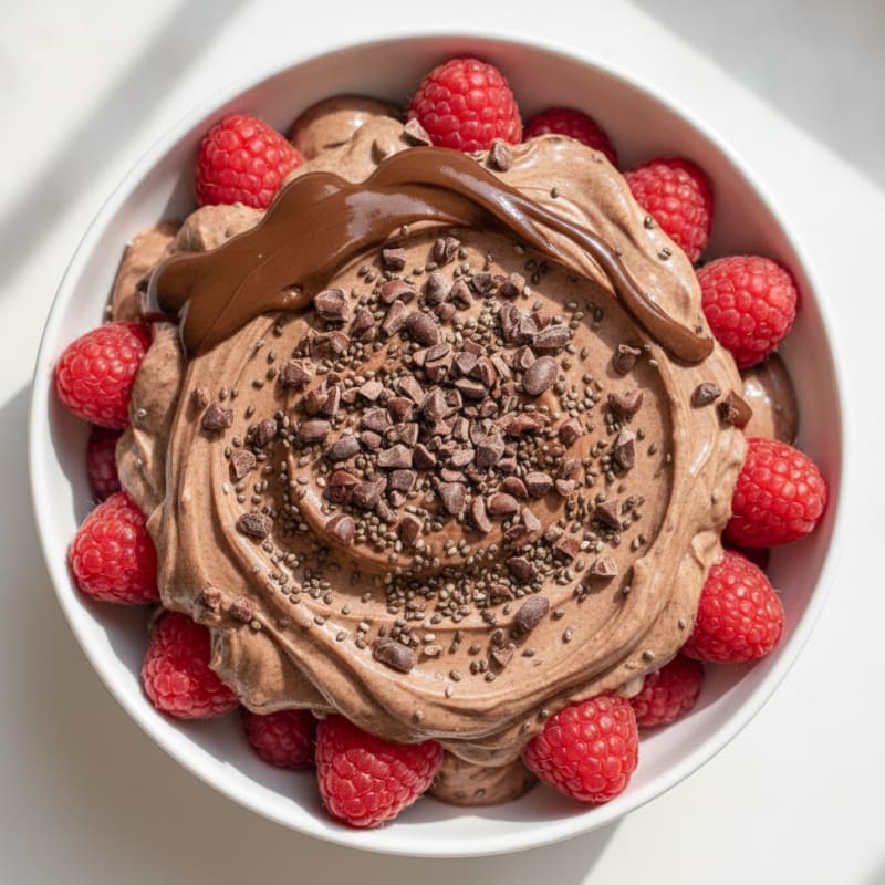 Silky Chocolate Protein Yogurt Parfait