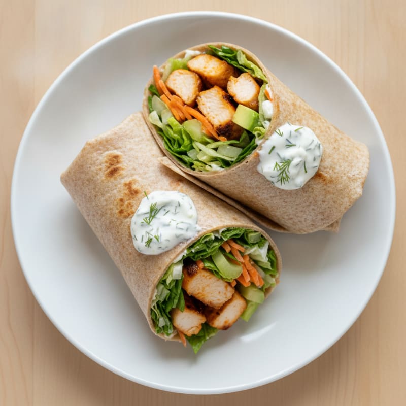 Buffalo Ranch Chicken Wrap