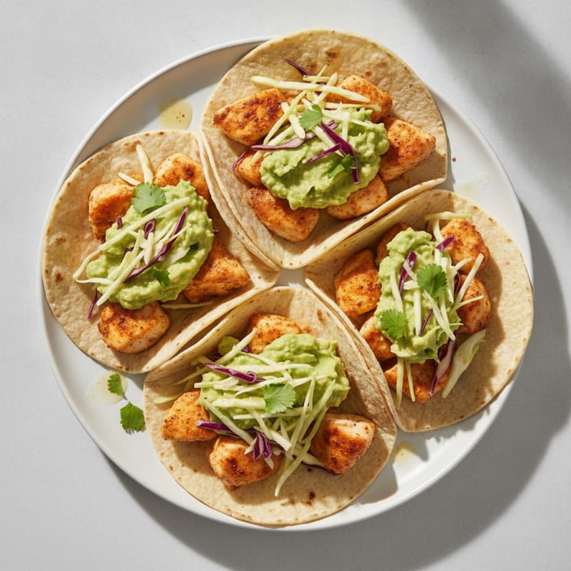 Chili-Lime Chicken Tacos with Avocado