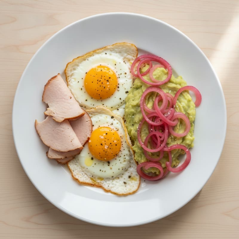 Dominican Mangú with Fried Eggs