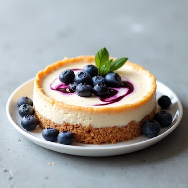 Creamy Greek Yogurt Protein Cheesecake