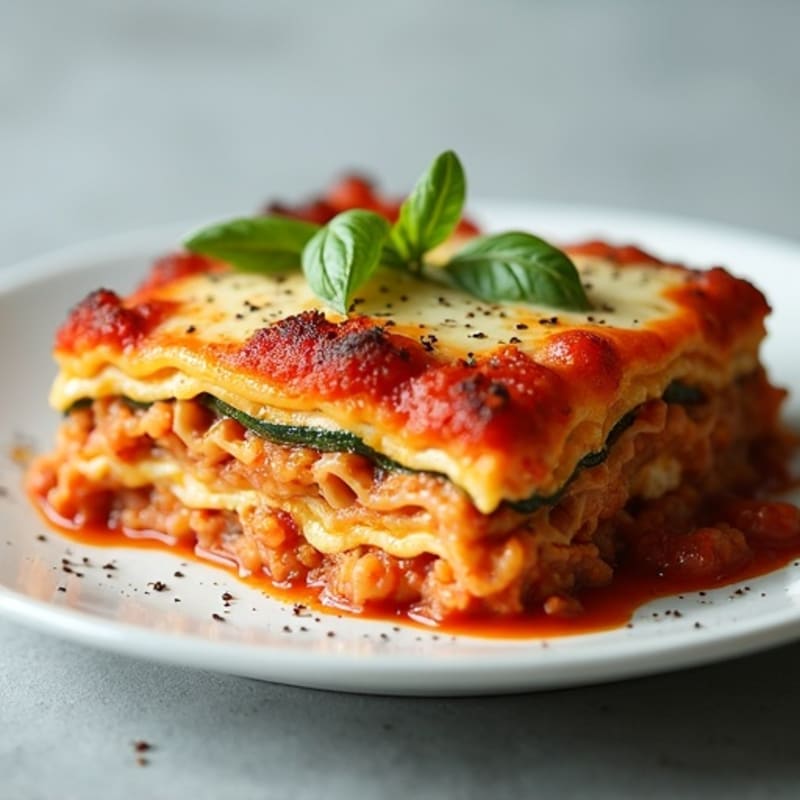 Lean Turkey Zucchini Lasagna