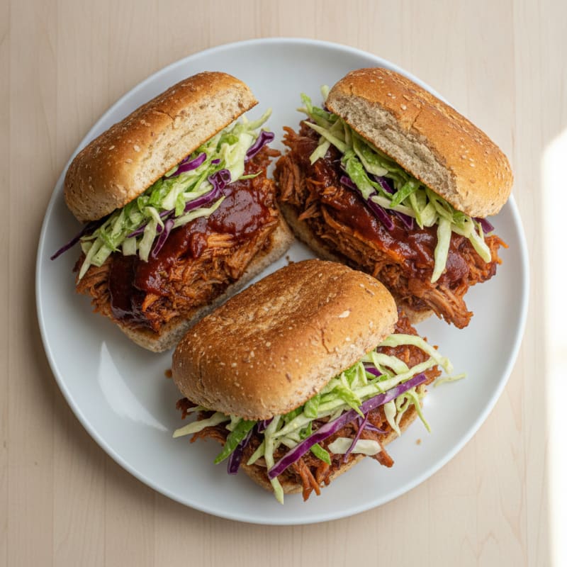 Smoky BBQ Pulled Pork Sandwiches