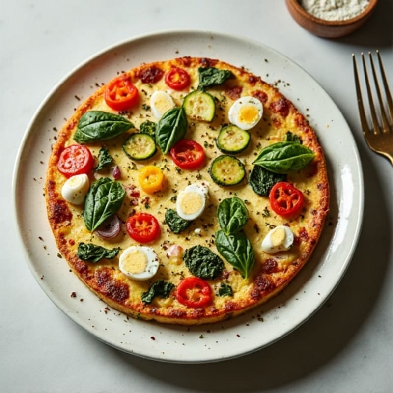 Herb-Roasted Vegetable and Goat Cheese Frittata