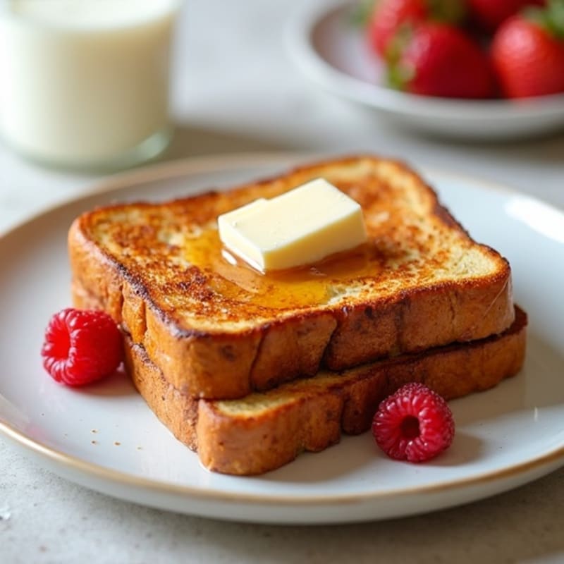 Protein-Packed Vanilla Almond French Toast