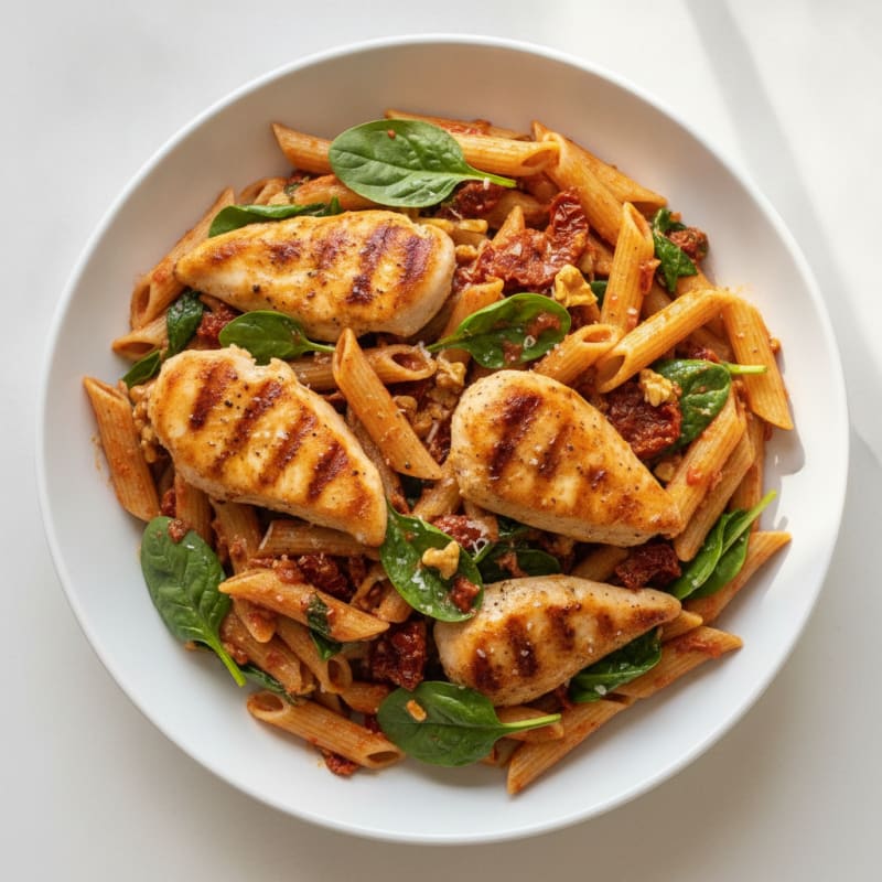 Sun-Dried Tomato Pesto Chicken Pasta