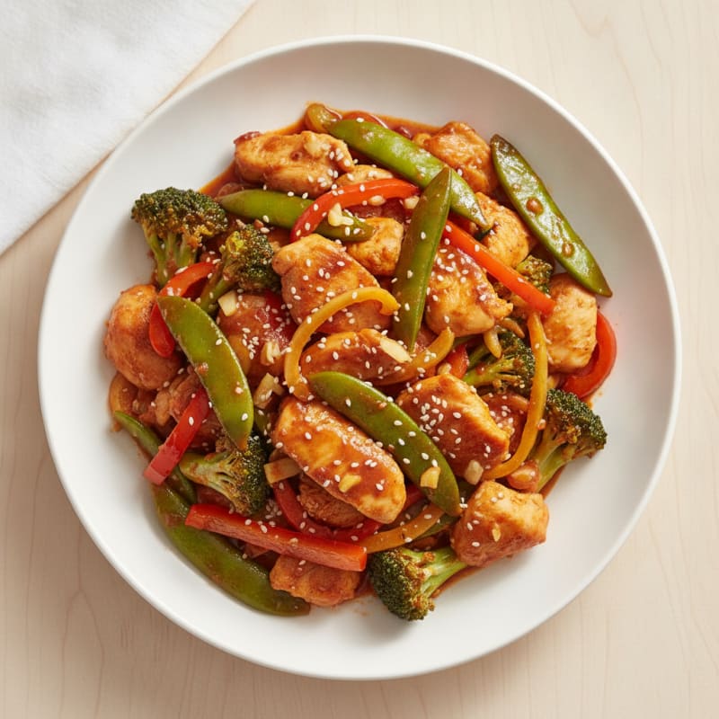 Spicy Gochujang Chicken Stir-Fry