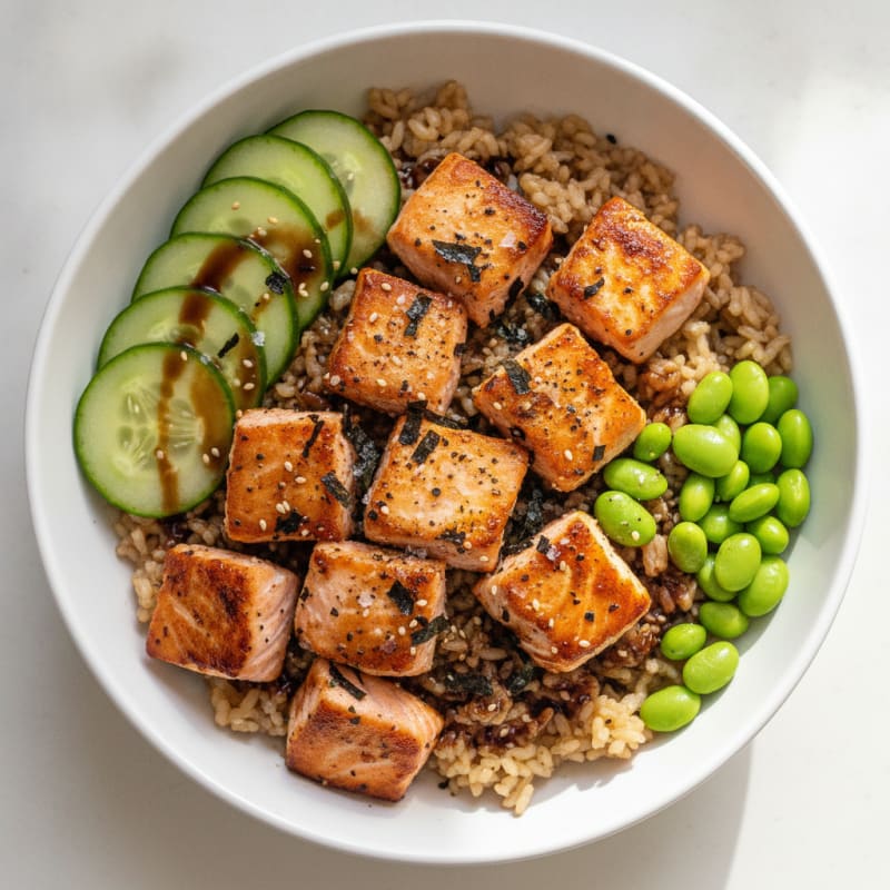 Salmon Sushi Rice Bowl