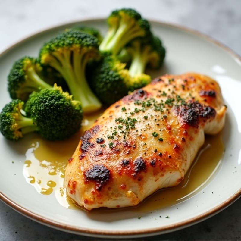 Sheet Pan Roasted Chicken and Crispy Broccoli