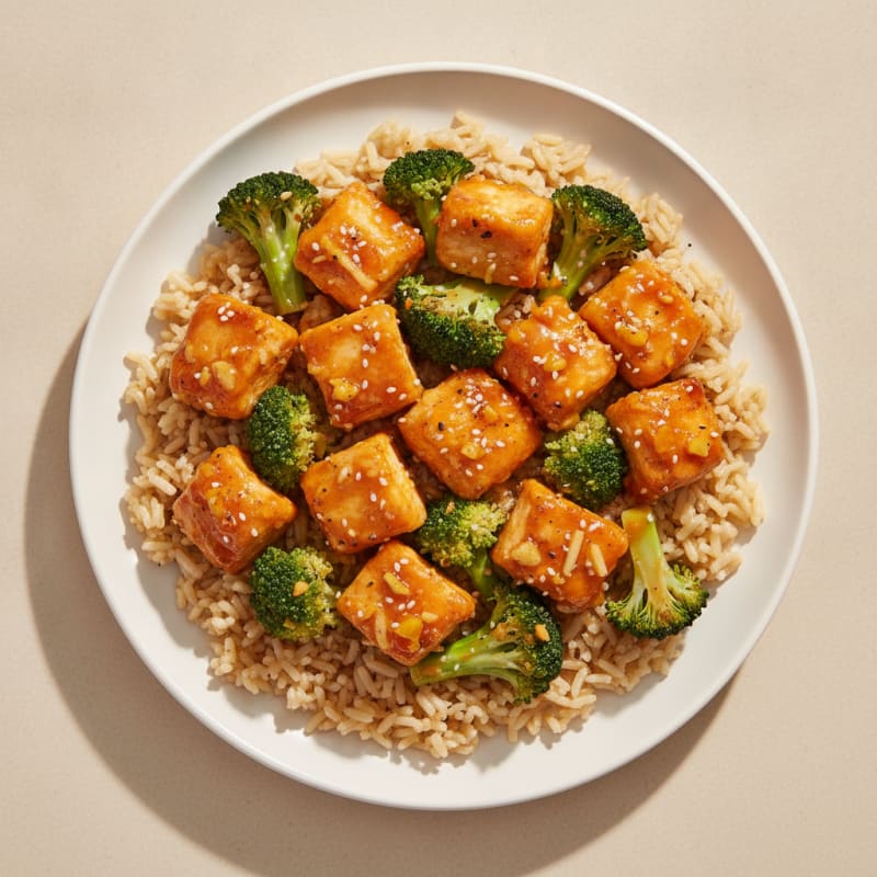 Baked Orange Chicken with Broccoli