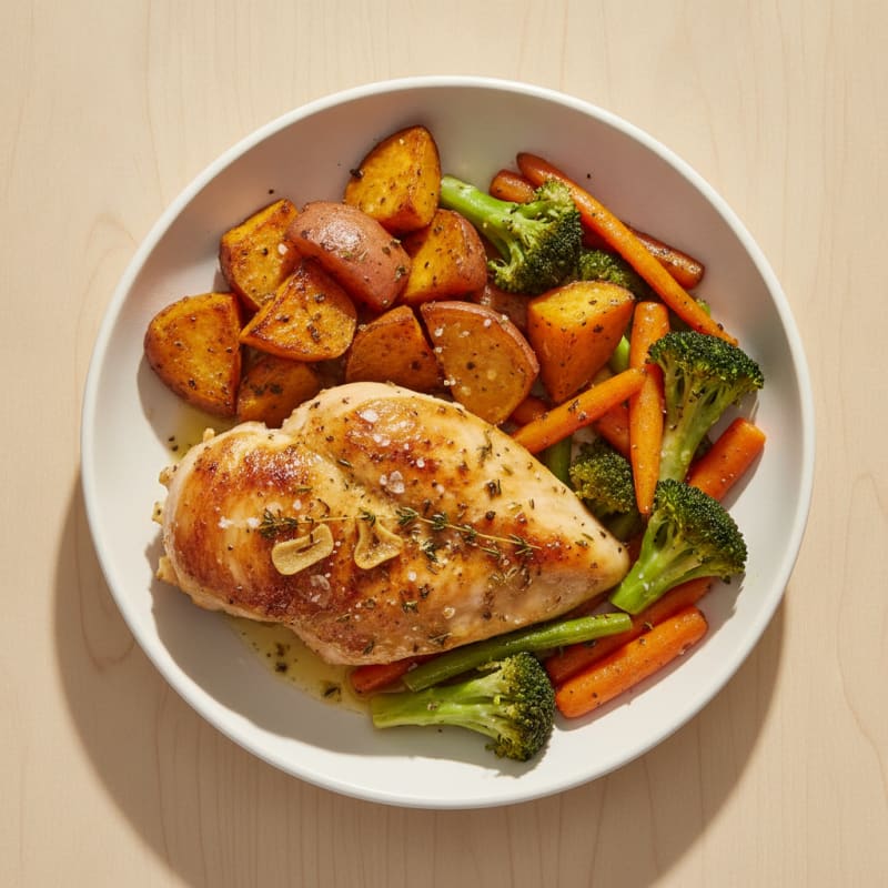 Garlic Herb Roasted Chicken