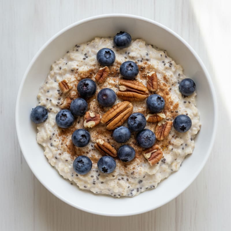 Blueberry Pecan Overnight Oats