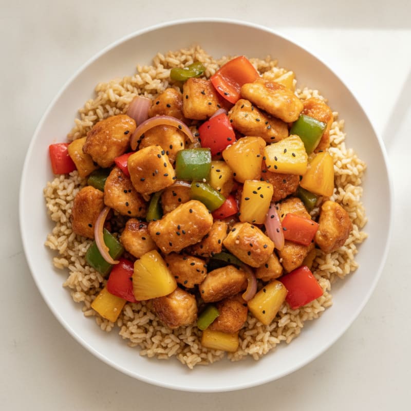 Sweet and Sour Chicken Stir-Fry
