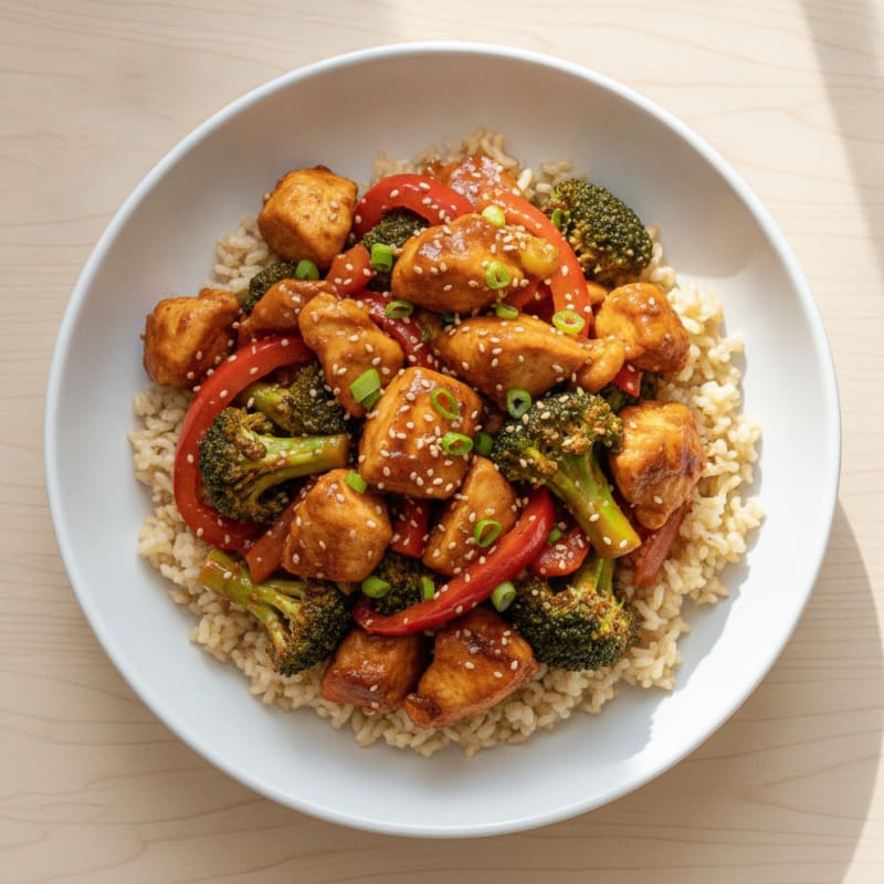 Spicy Gochujang Chicken Stir-Fry
