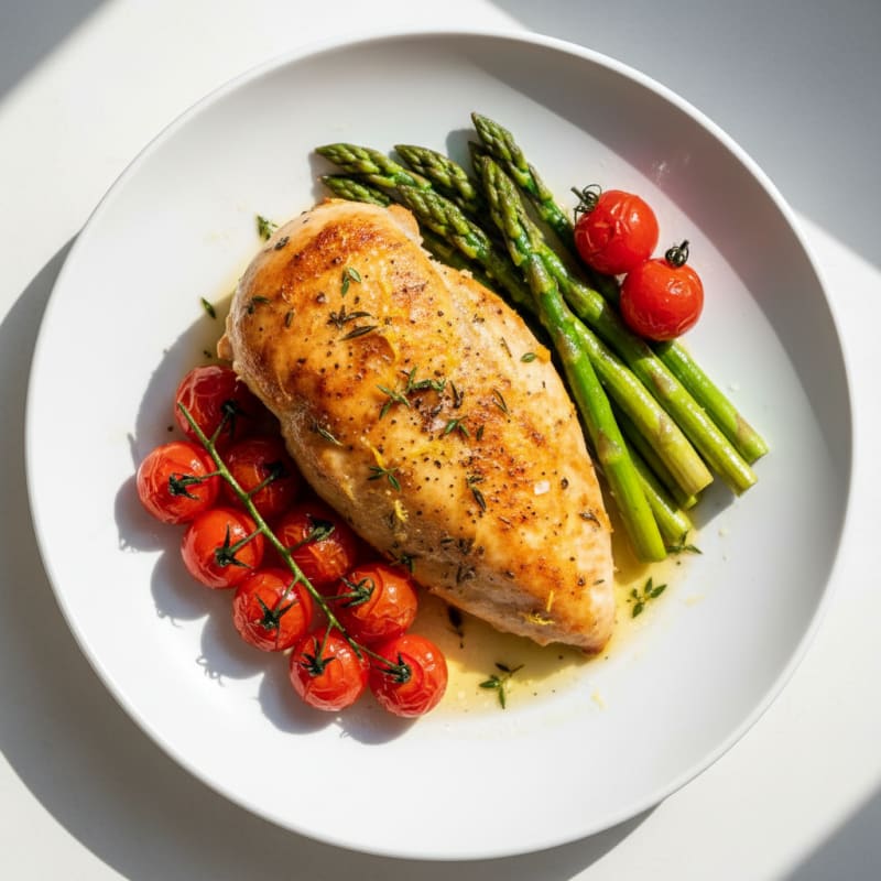 Crispy Lemon-Herb Roasted Chicken
