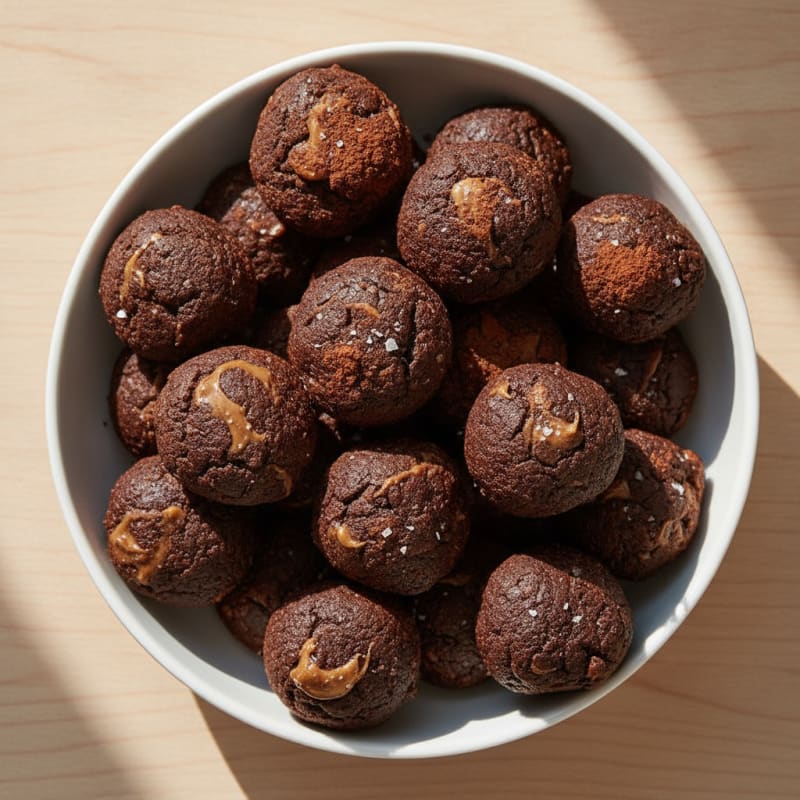 Fudgy Chocolate Protein Bites