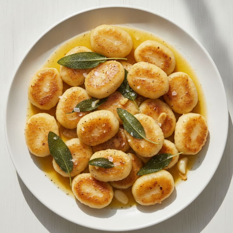 Ricotta Gnocchi with Sage Butter Sauce