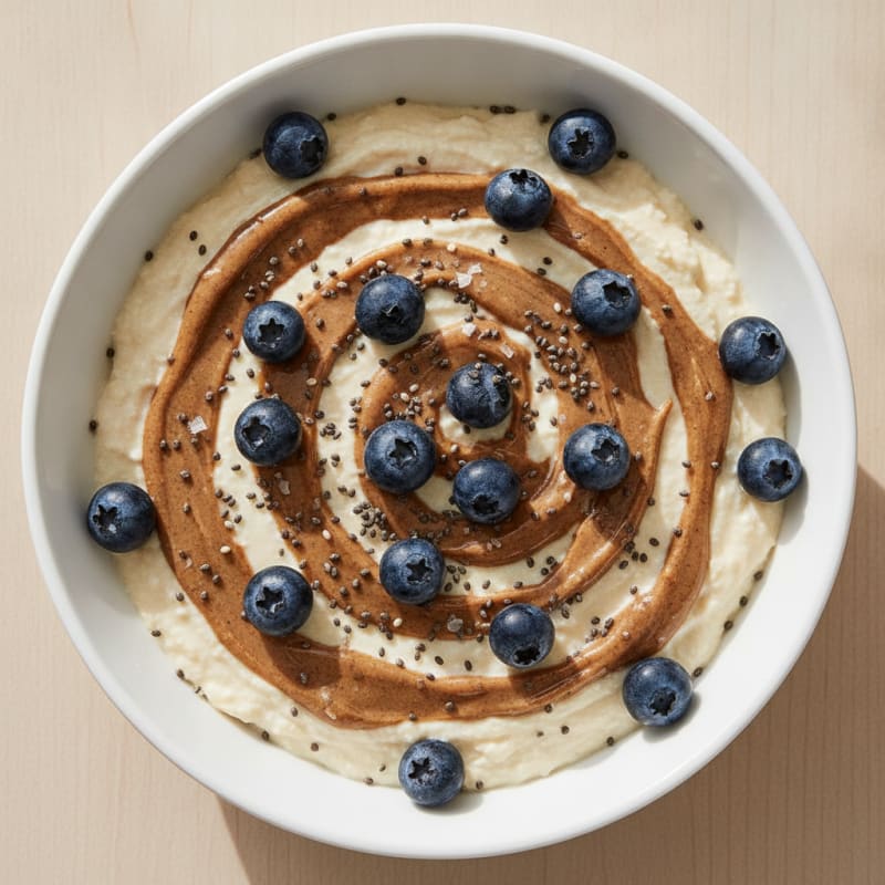 Plant-Based Protein Swirl Breakfast Bowl