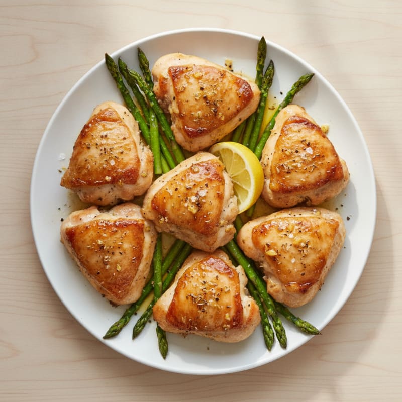Lemon-Herb Roasted Chicken Thighs