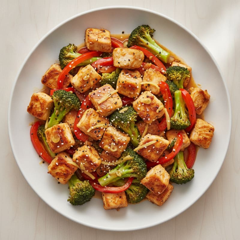 Sesame-Ginger Chicken Stir-Fry