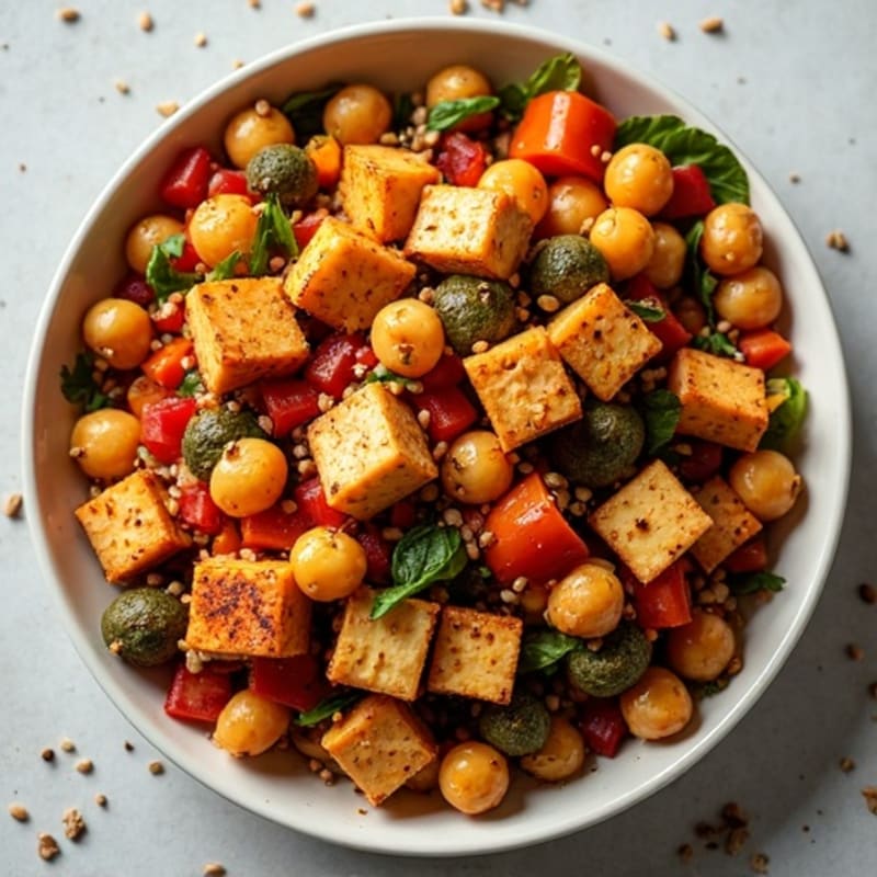 Sheet Pan Crispy Chickpeas and Roasted Vegetables