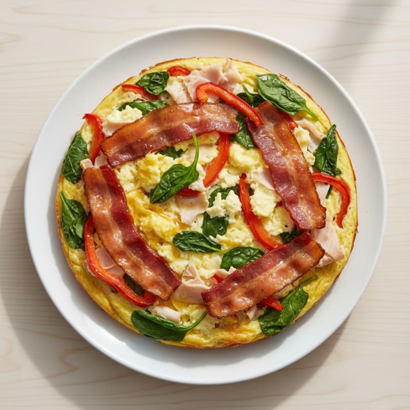 Golden Maple-Glazed Bacon & Egg Bake