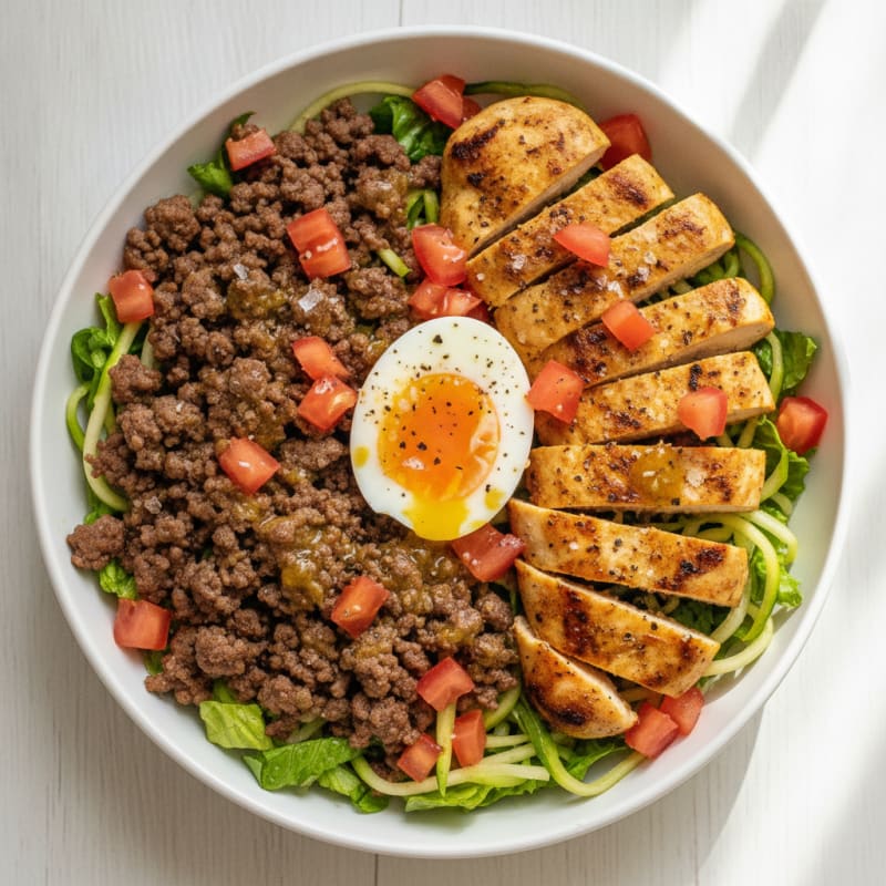 Ground Beef and Chicken Shawarma Feast