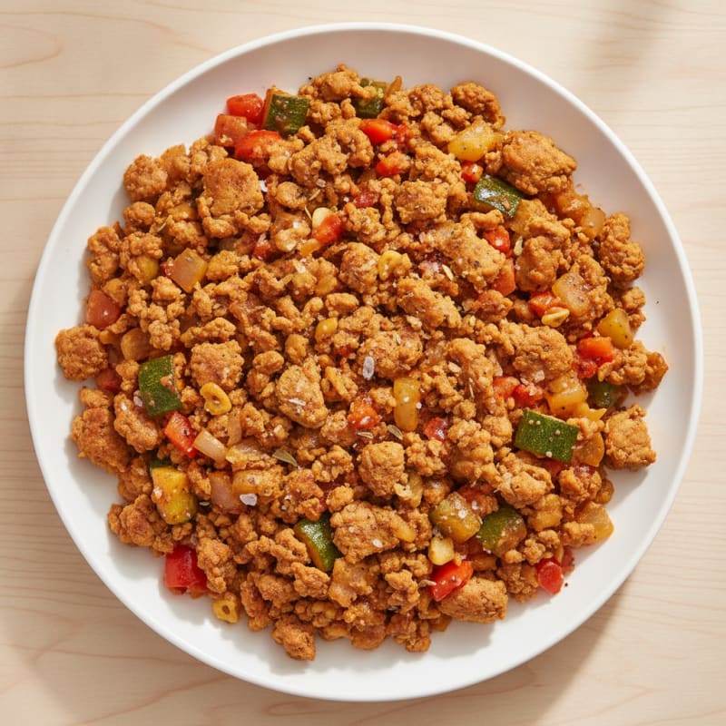 Savory Ground Turkey and Vegetable Skillet