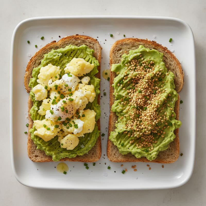 Avocado Toast with Everything Bagel Seasoning