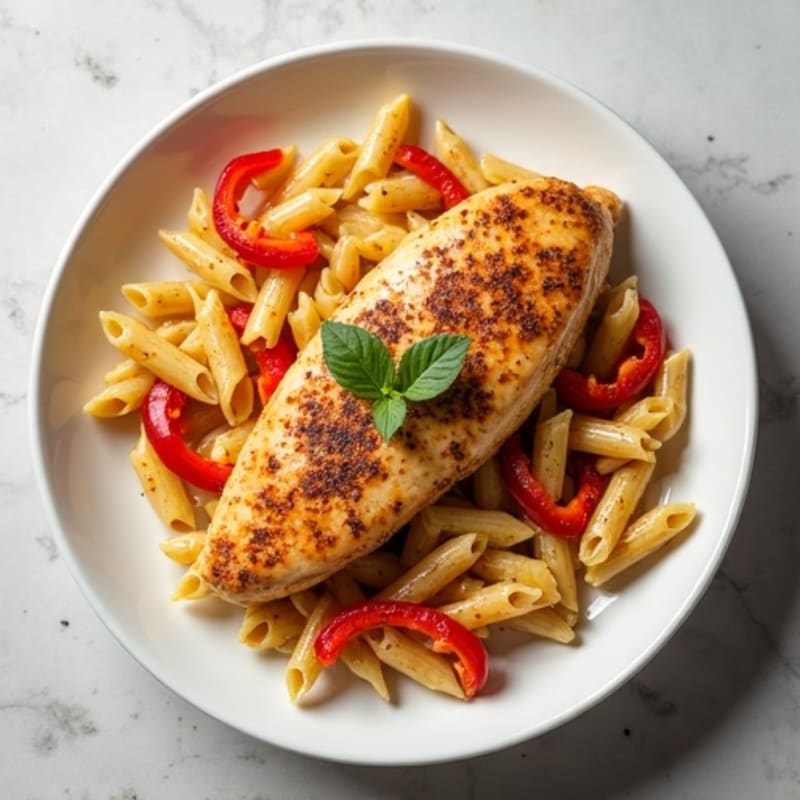Spicy Creamy Cajun Chicken Pasta