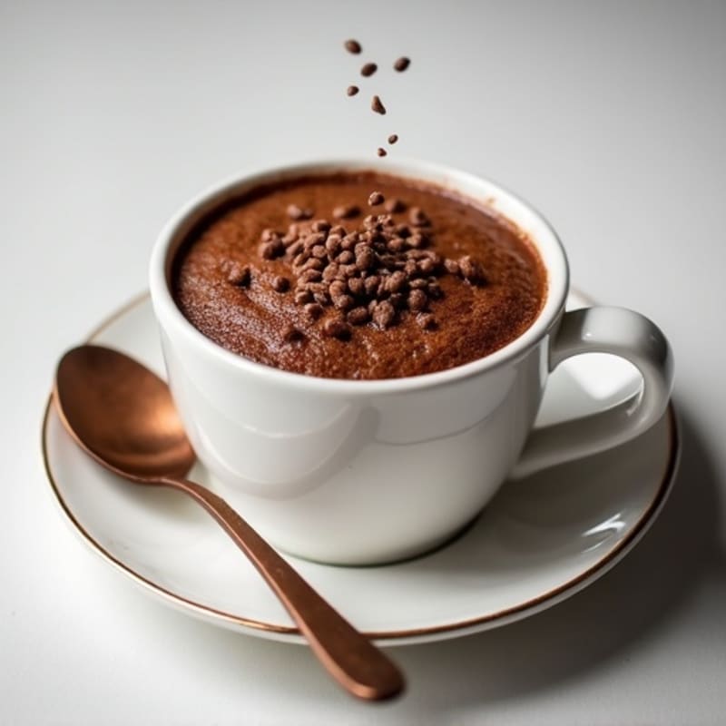 Healthy Chocolate Protein Mug Cake