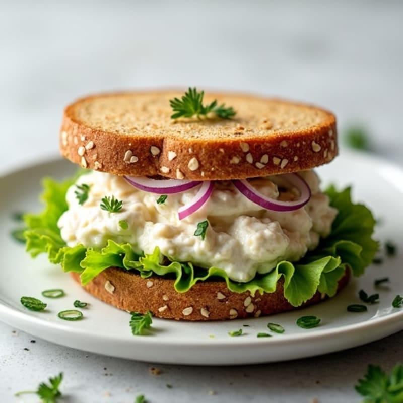 Creamy Herb Chicken Salad Sandwich