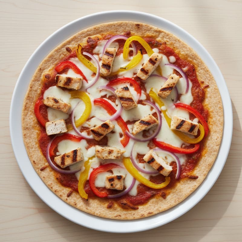 Grilled Chicken and Veggie Pizza