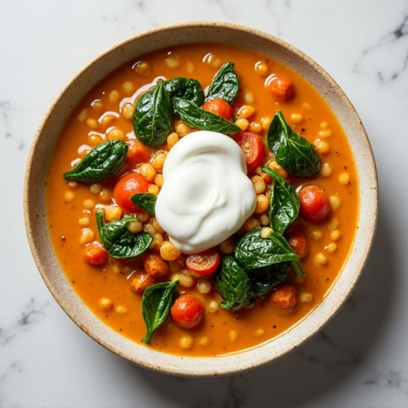 Creamy Spiced Red Lentil Dal