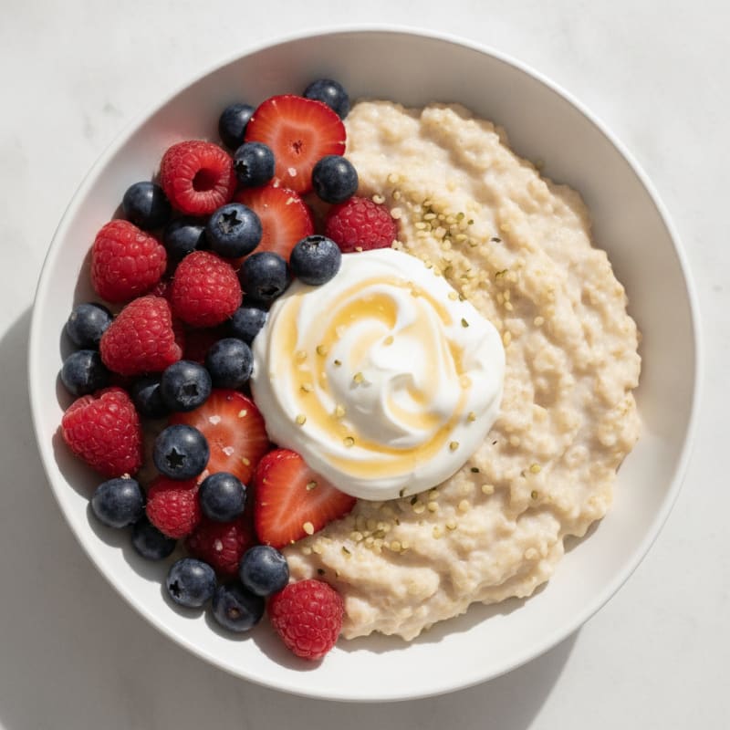 Vanilla Bean Berry Oatmeal