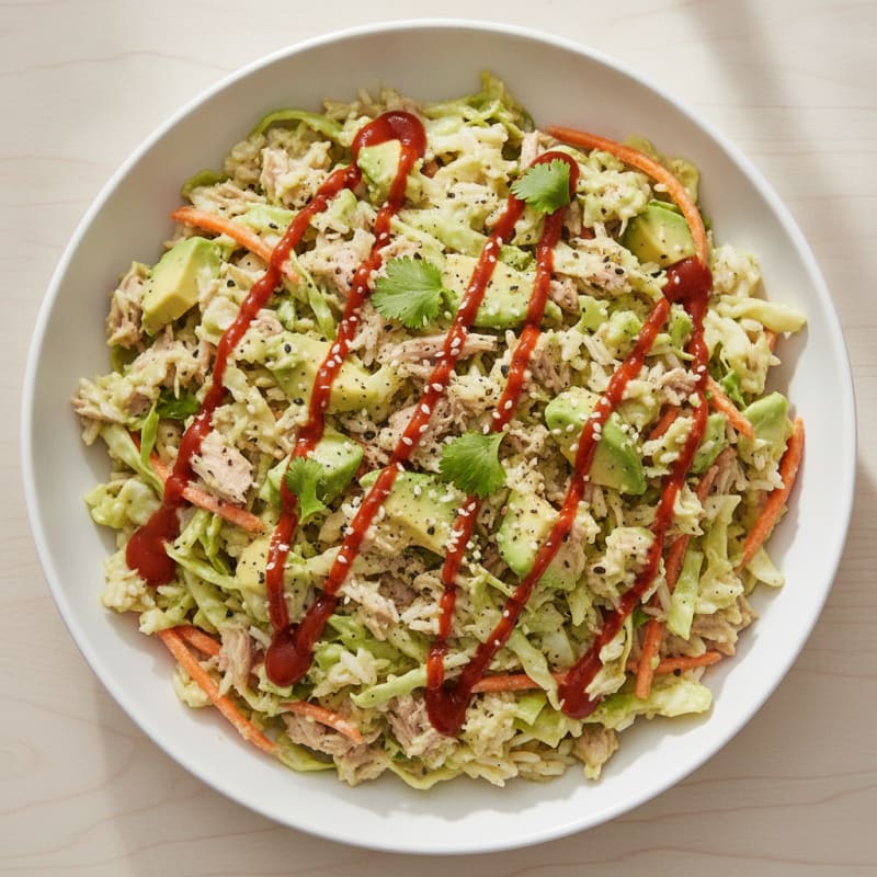 Tuna and Rice Slaw Bowl