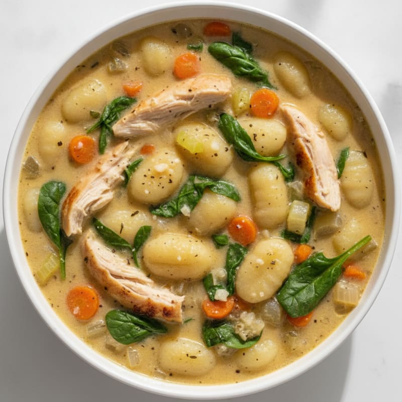 Creamy Chicken Gnocchi Soup