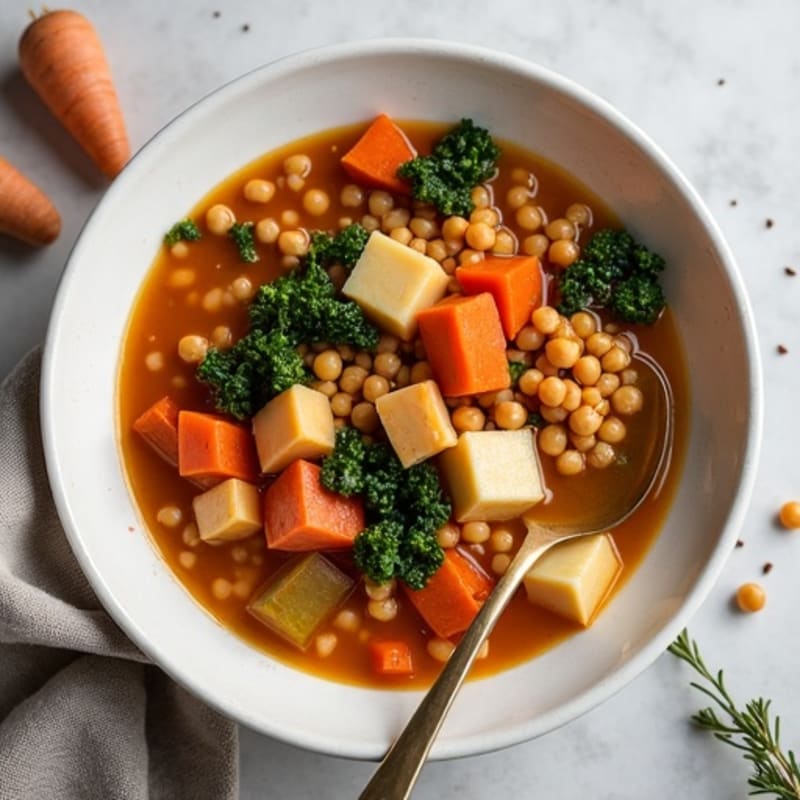 Hearty Root Vegetable and Bean Stew