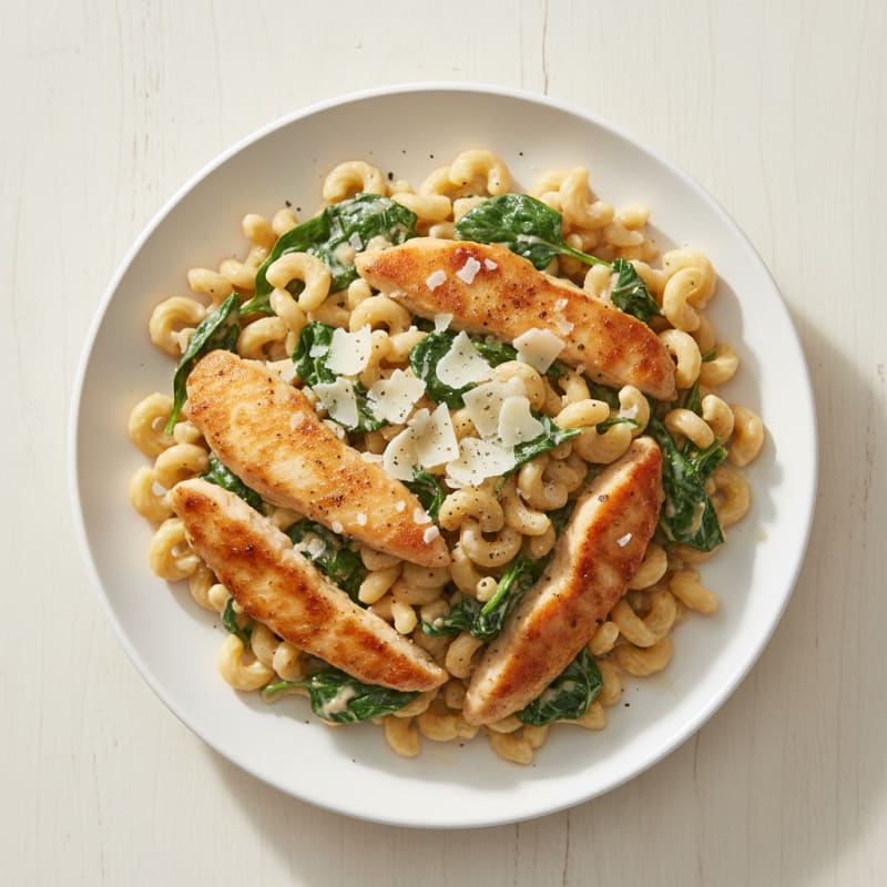 Creamy Garlic Chicken Alfredo Pasta