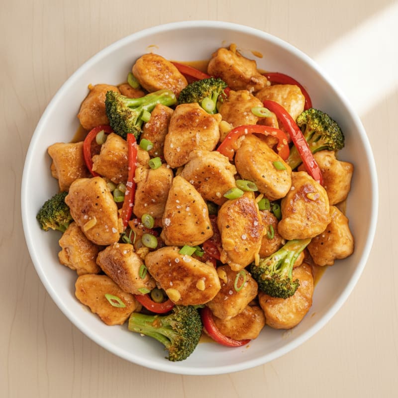 Orange Glazed Chicken Stir-Fry