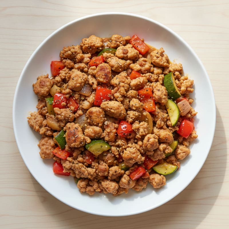 Savory Turkey and Vegetable Skillet