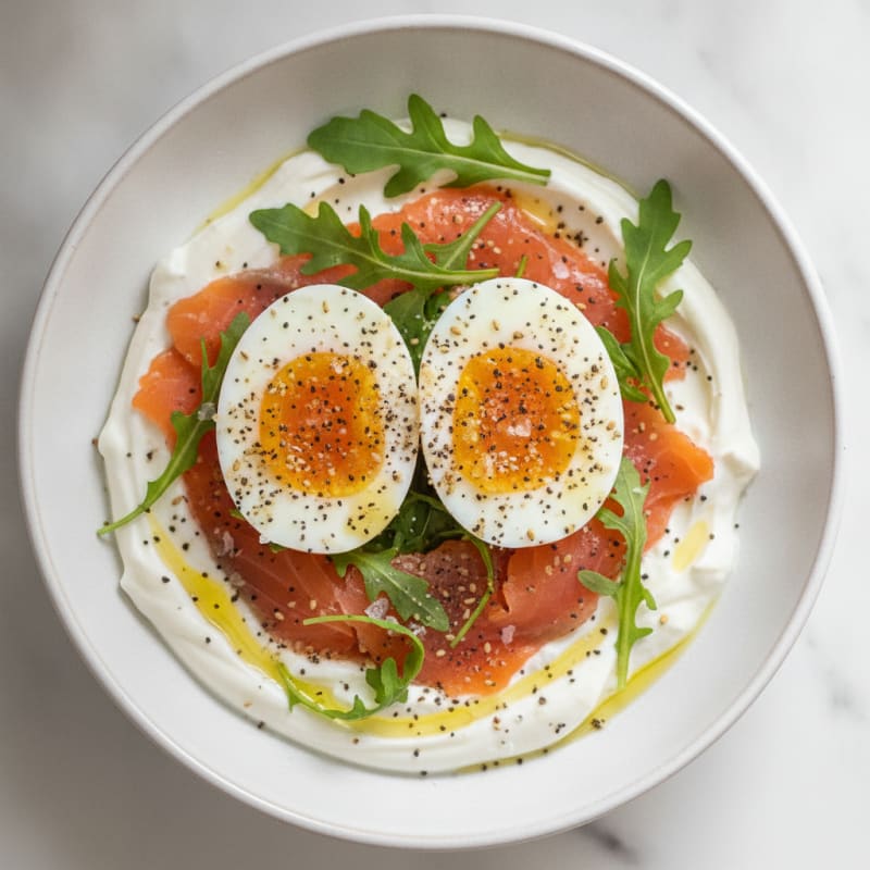 Soft-Boiled Eggs with Everything Bagel Seasoning