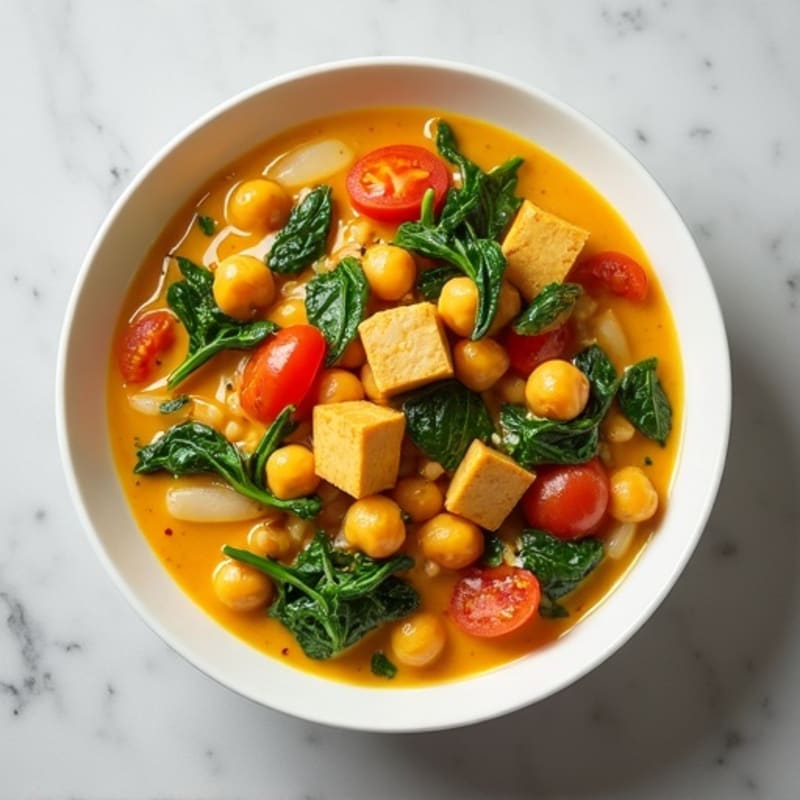 Creamy Coconut Chickpea Curry Stew