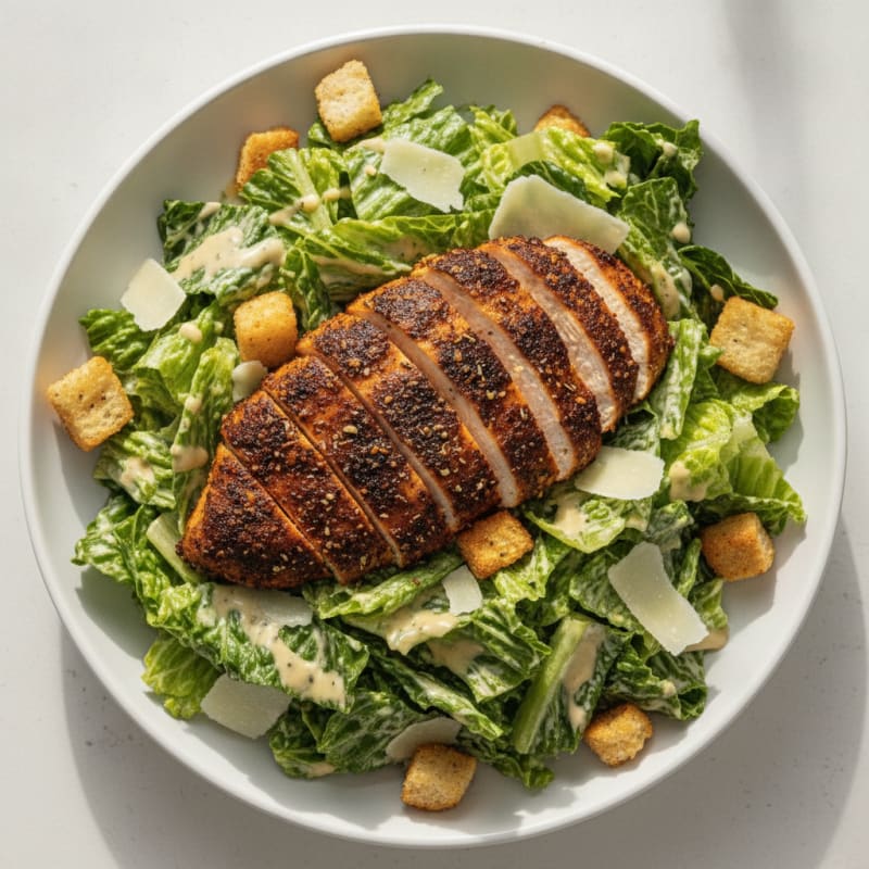 Blackened Chicken Caesar Salad