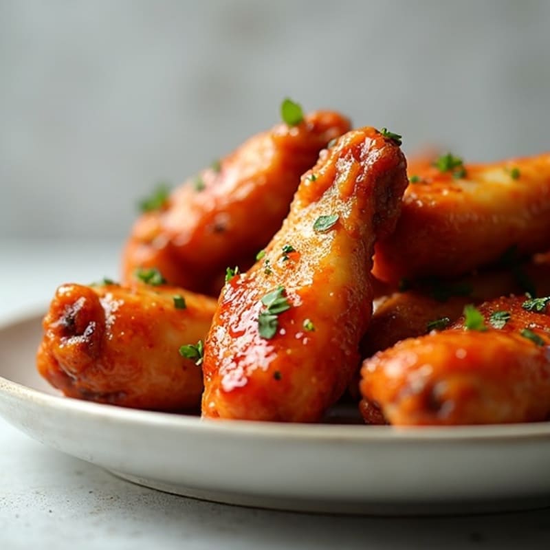 Crispy Honey Glazed Chicken Wings