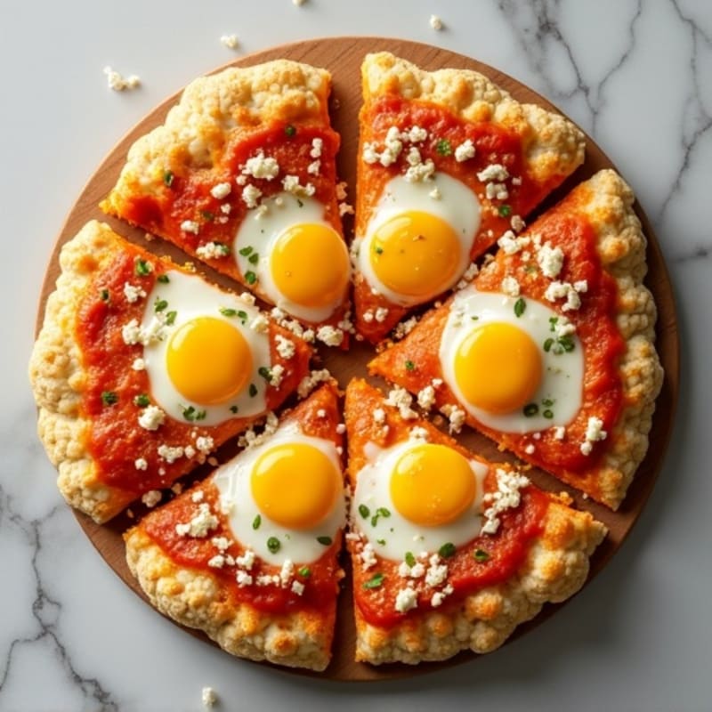 Crispy Buffalo Chicken Cauliflower Crust Pizza