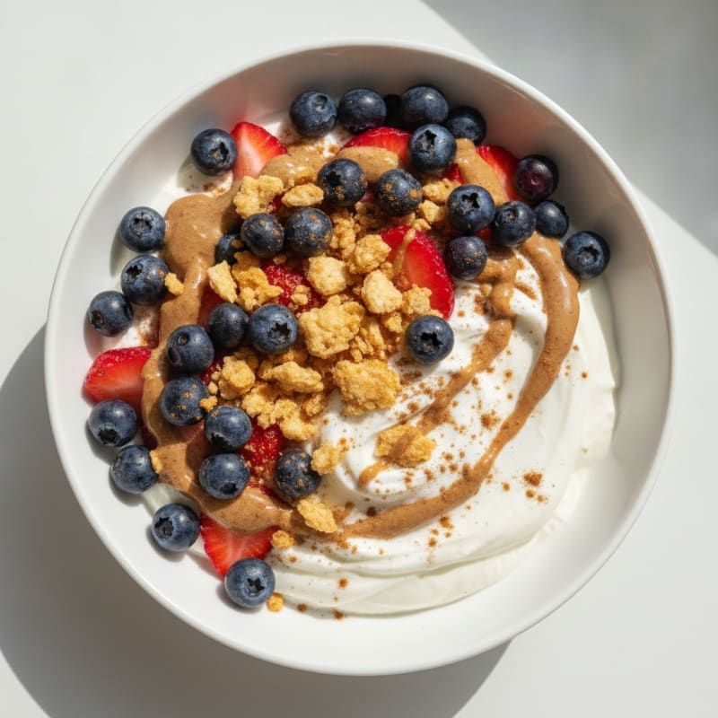 Greek Yogurt Berry Protein Bowl